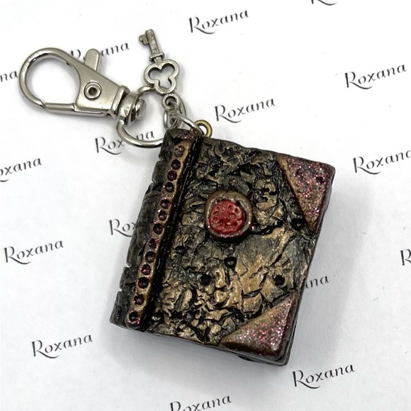 Book Charms-Adorable One of a kind mini books-Polymer
Clay Book- Great gift - Picture 2 of 3